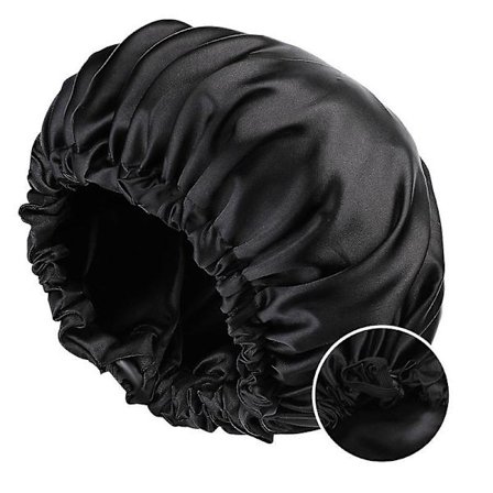 Satin Bonnet Silky Cap För Att Sova, Justerbar Satin Sleep Cap