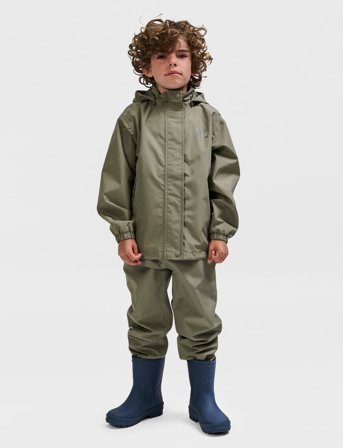 Hummel Hmlnessie Rainsuit - Brown - 110