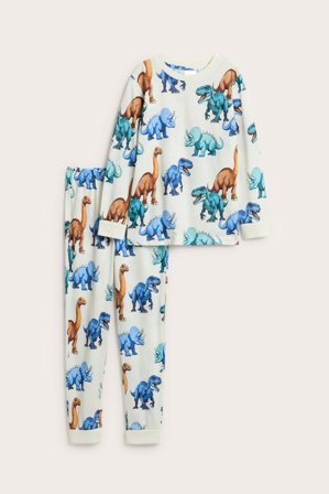 Kappahl | Piżama Dinozaury | Offwhite