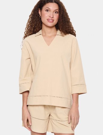 Saint Tropez Kalindasz Blouse - Cream - XS