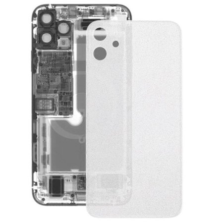 Transparent Frostad Glas Batteriback Cover för iPhone 11