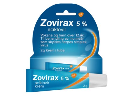 Zovirax Krem 5%, 2 gram