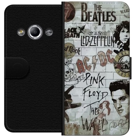 Kompatibel Tegnebogsetui til Samsung Galaxy Xcover 3 Rockband Klassisk Musik Koncert Guitar