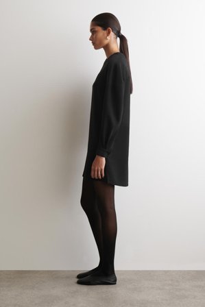 COS Women's Tailored Long Sleeve Mini Dress in Black