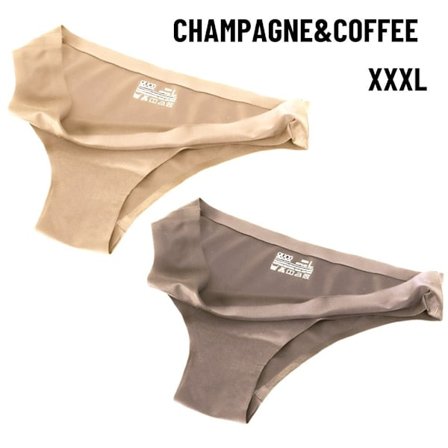 Damer Trusser Silke Undertøj CHAMPAGNE&KAFFE XXXL