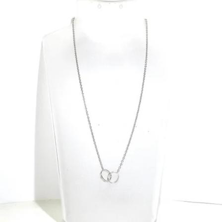 Cartier Vintage Pre-owned Vitt guld halsband grå, Dam Vintage Smycken, Dam, Storlek: ONE SIZE