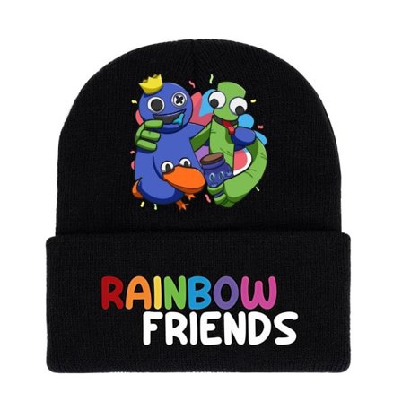 Roblox Rainbow Friends Strikket Lue Kald Vinter Varm Lue e Spill