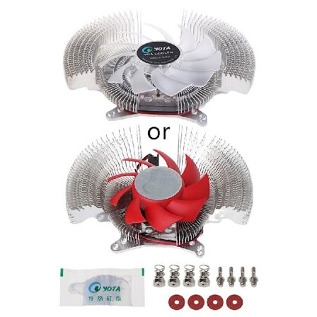 VGA PC Dator Grafikkort Kylare Fläkt Kylflänsar För NVIDIA ATI Geforce