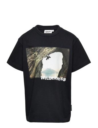 Riley T-shirts Short-sleeved Musta Molo
