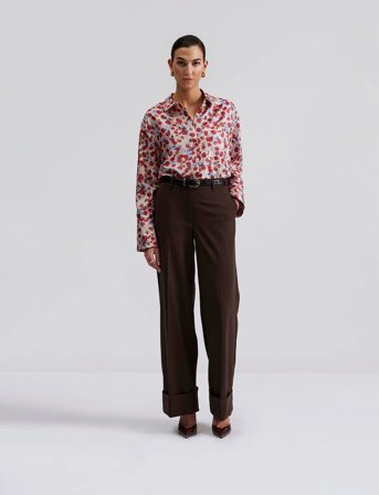 Malina Felicity Silk Shirt - Pink - S