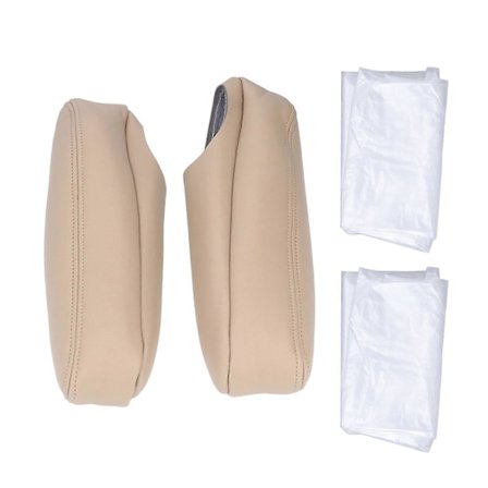 Bil Forsete Armlene Trekk Kunstig Lær Erstatning for Chevrolet Tahoe Suburban 1500 2000?2006 Beige