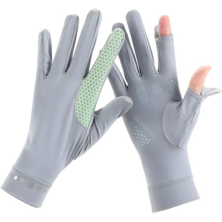 Cykelhandsker Mænd Anti-UV UPF50+ Kørehandsker Skridsikre Touch S