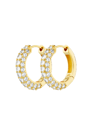 Charlotte Bonde STHLM Timeless Chunky Hoops Smycken & klockor Dam Guld ONESIZE