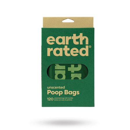 Earth Rated - Earth Rated Bajspåsar med handtag 120 st - doftfria