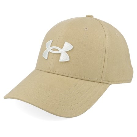 Under Armour - Beige adjustable Keps - M's Brushed Blitzing Camel Adjustable @ Hatstore