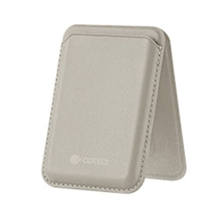 COTECi TR-052 MagSafe Card Holder with Kickstand – Titanium Gray