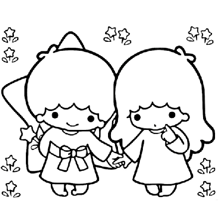 Väggdekor - Little Twin Stars