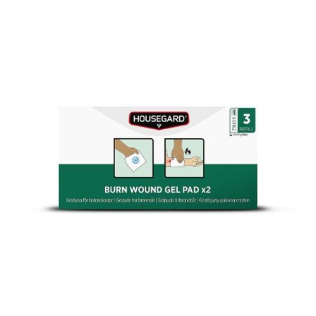 HOUSEGARD Brännskadekompress - Lyreco - Skyddsutrustning - Första Hjälpen - Förband och Refill