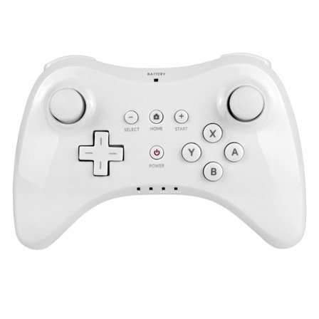 Wii U-controller, genopladelig Bluetooth dobbelt analog controller