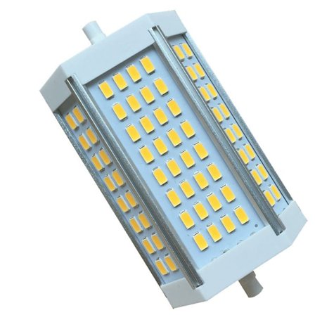 R7S LED-lampa, Neutralvitt 4500K Dimbar Hög Ljusstyrka Chip Dubbeländad Glödlampa 118mm, Energibesparande Flygplansaluminium Värmeavledning J-Typ LED