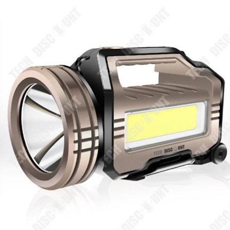 Bärbar projektor - TD - 884A-P50 - 30W - Uppladdningsbar USB - Vitt ljus COB