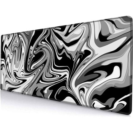 Stor spillmusematte, utvidet XL musematte, sklisikker gummibase tastatur musematte skrivebordspute, egnet for arbeid, spill, kontor, hjem, 300*800*2m