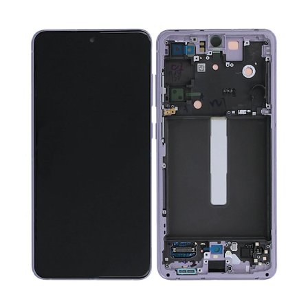 Samsung Galaxy S21 FE 5G Skärm med LCD Display Original - Lavendel