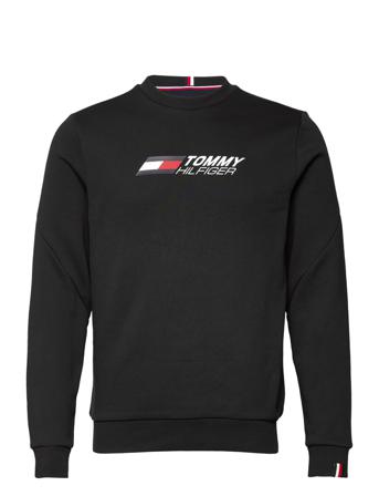Essentials Crew Sweat-shirt Genser Svart Tommy Hilfiger