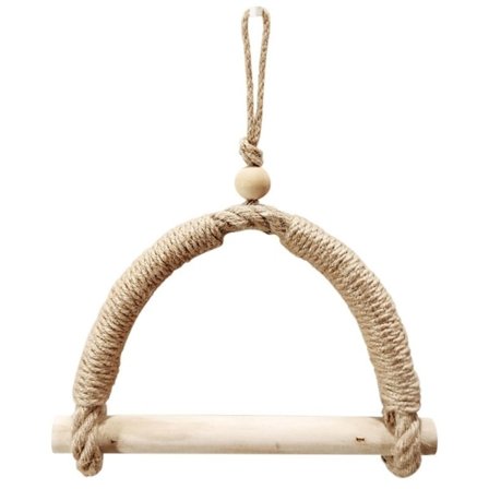 Toalettpapirholder i tre, veggmontert