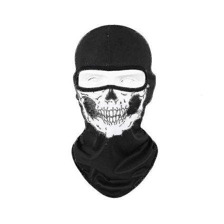 Balaclava med dødningehoved