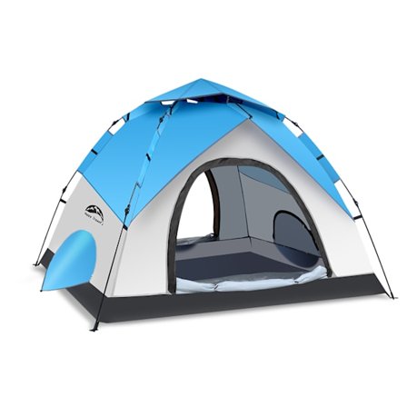 Campingtelt 2/4 Personers Hurtig Familie Telt Pop Up Telte til Camping Vandtæt Bærbart Vandretur Lejr Letvægtstelt til Backpacking Lille Telt