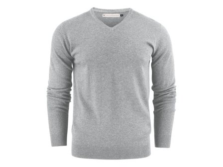 JAMES HARVEST Finstickad tröja v-ringad grå L - Lyreco - Yrkeskläder - Tröjor och Sweatshirts - Stickat