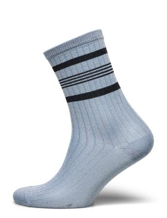 Nohl Glitter Socks Lingerie Socks Regular Socks Blå Mp Denmark