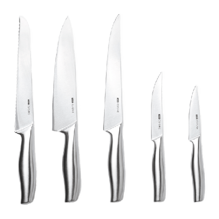 SAVORY Knivset 5 delar CUISINE Köksredskap Silver ONESIZE