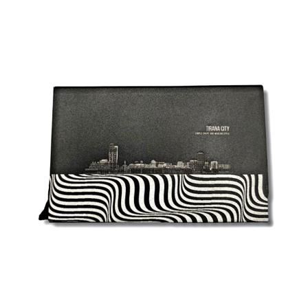 Tirana Albania -lahjakorttikotelo luotto- ja käyntikorteille, jo Black
