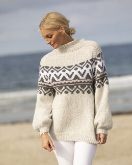 Tröja Klem Svart/grå