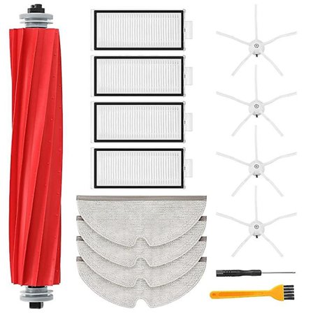 Q7 Max/Q7 Max+ Dammsugare Huvudsidoborste Hepafilter Mopp Ersättningstillbehör