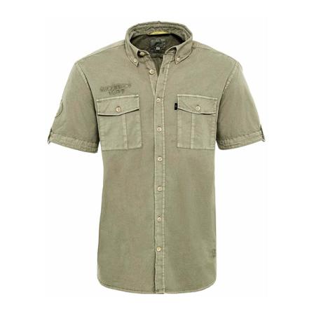 Camel Active Shirt 409219 7S09 Grøn, Herre Skjorter