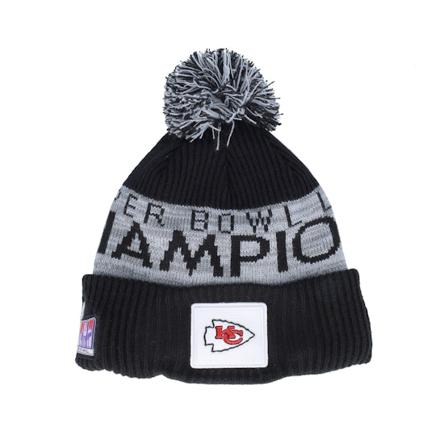 New Era - NFL Musta pom Beanie - Kansas City Chiefs NFL 23 Parade Knit Kanchi Pom @ Hatstore