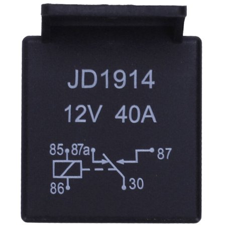 12V Volt 40A Amp 5-polet relæ til bil, auto, båd