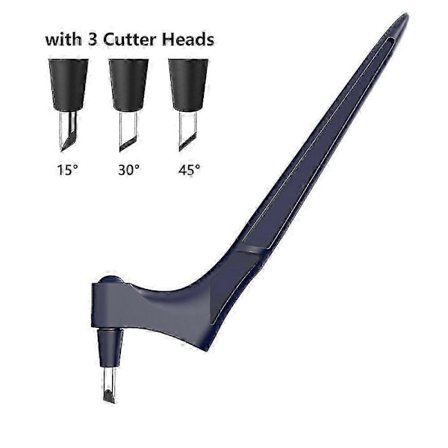 Gyro Cut -askartelutyökalut, ruostumattomasta teräksestä valmistettu Gyro-leikkuri, 360 asteen paperiveitsi, Gyro-cut-turvaleikkuri, 