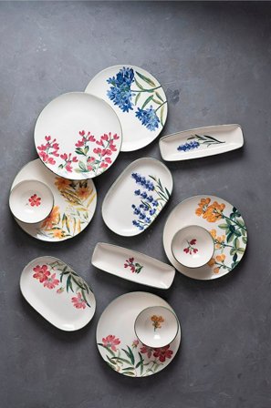 Hermia - Frokostsett (14 deler) Tevele - Flerfarget - Servise sett - Fra Homeroom