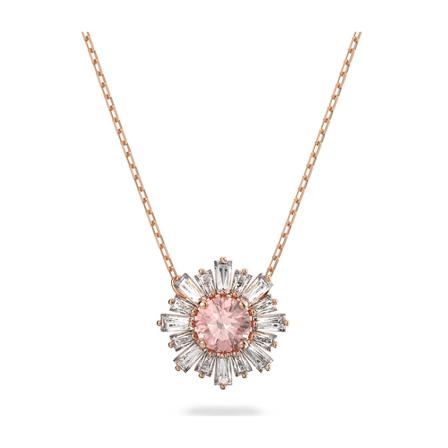 Swarovski - Halsband - Rosa - Dam - Storlek: One Size, Dam, Storlek: ONE SIZE