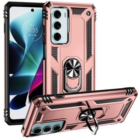 Bofink Combat Motorola Moto G200 5G Suojakotelo - Ruusukulta Pink