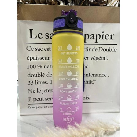 Motiverende Vandflaske med Tidsmarkering 1000ml