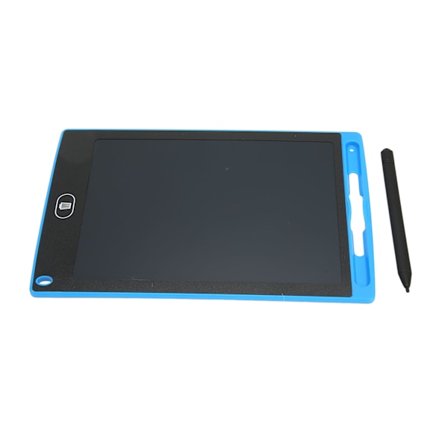 8,5 tommers LCD-skrivetavle, ett-klikk slettbar, gjenbrukbar, fargerik elektronisk skrive- og tegnetavle for småbarn, blå