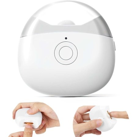 Automatiske elektriske negleklippere med oppsamlingsboks for negleklipp, trygge og pålitelige, egnet for babyer, voksne og eldre.