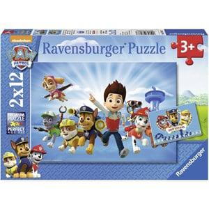 Ravensburger Pack of 2 Paw Patrol Puzzles 3 - 9 years - Puzzles - 3 - 9 years - Blue - Junge - Kids Puzzles