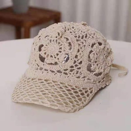 Baseball Caps Krok Blomsterhatt BEIGE
