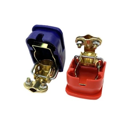 1 par bilbatteriterminaler løfte af stik bilbatteri